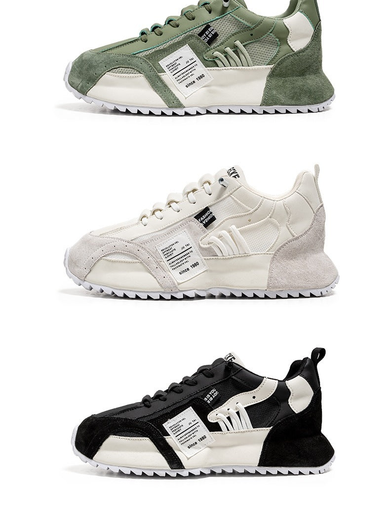 Men's Spring New Fashion All-match Casual Sneaker Thick Bottom Height Increasing Non-slip