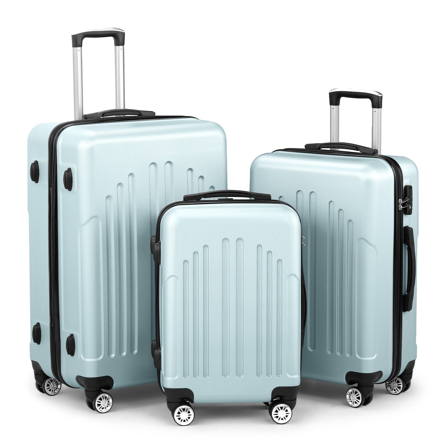 Three In One ABS PC Suitcase 20in 24in 28in Suitcase